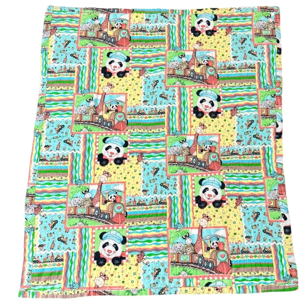 Handmade baby quilt